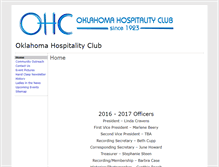 Tablet Screenshot of oklahomahospitalityclub.com